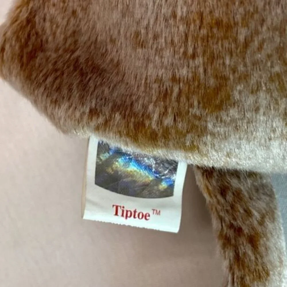 Ty Beanie Baby TIPTOE the‎ Mouse 1999 Beanbag Plush Stuffed Animal Toy Vintage